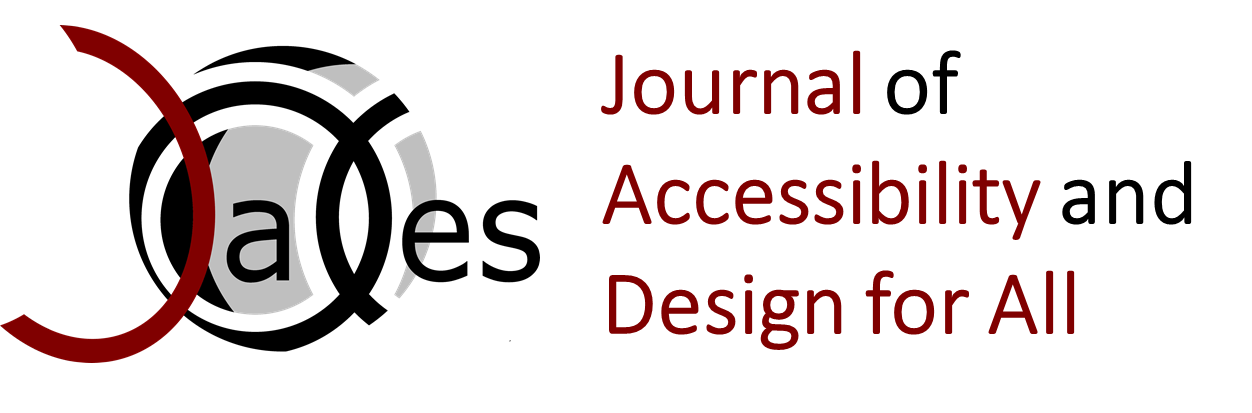 Journal of Accessibility and Design for All